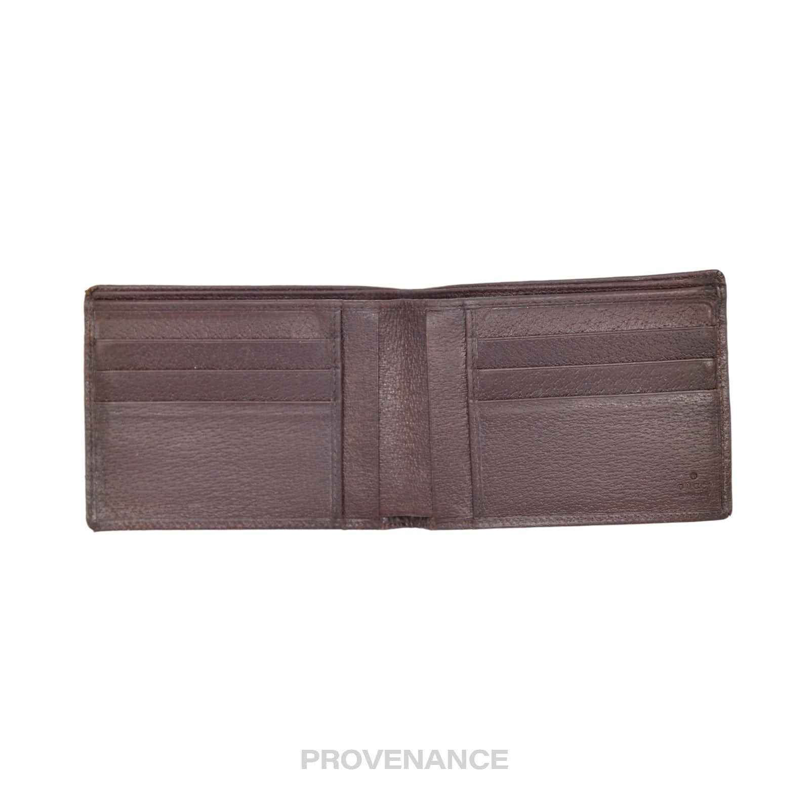 Gucci 6CC Bifold Wallet - GG Canvas Brown - 5