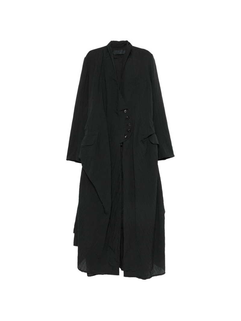 crinkled long coat 1
