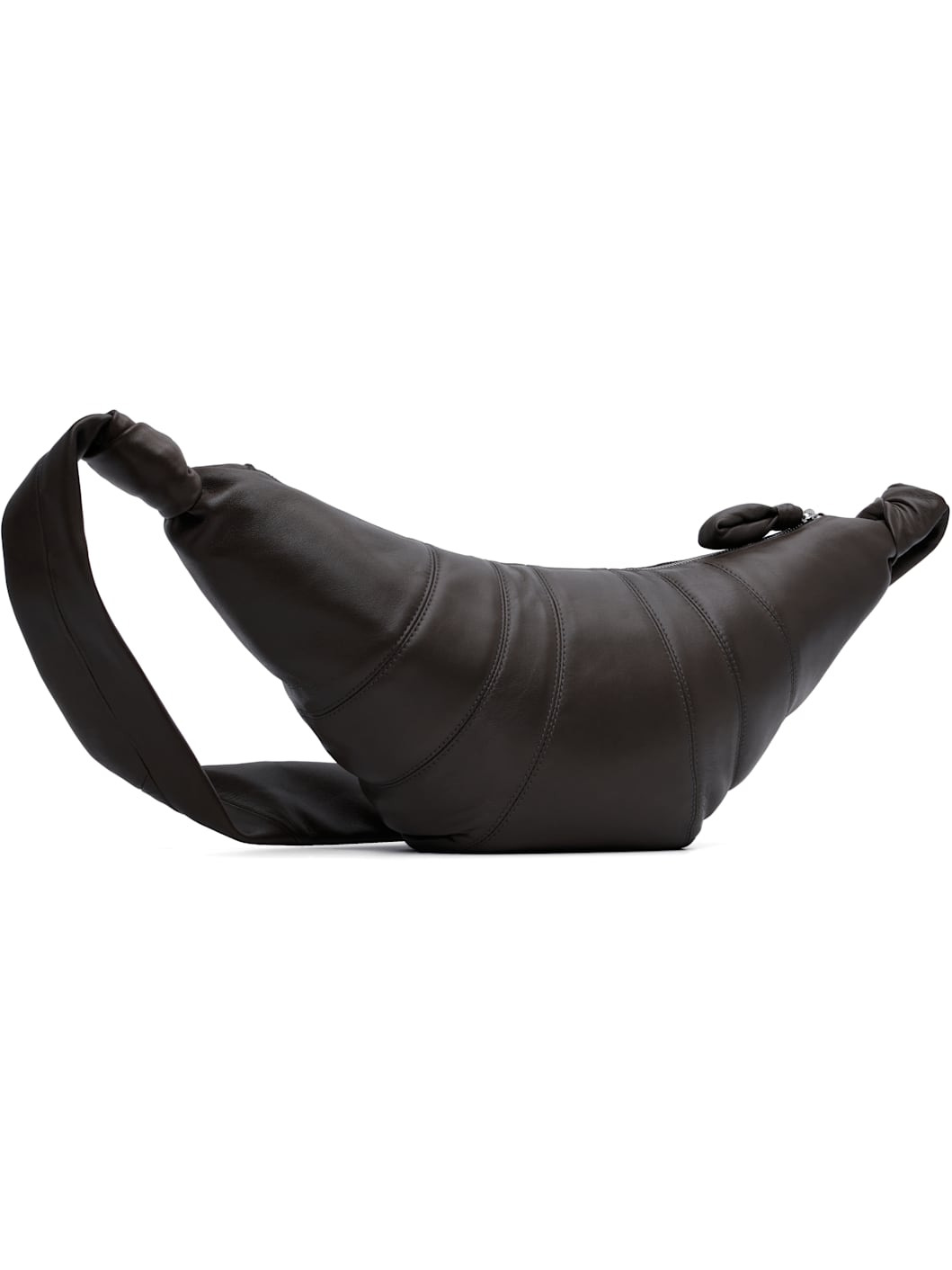 Brown Medium Croissant Bag - 3