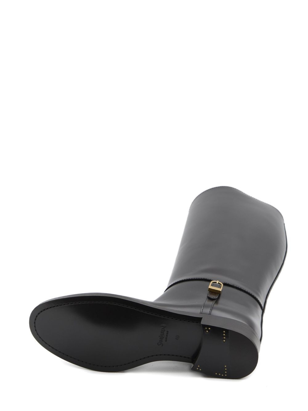 Julia calf-leather buckle boots - 3
