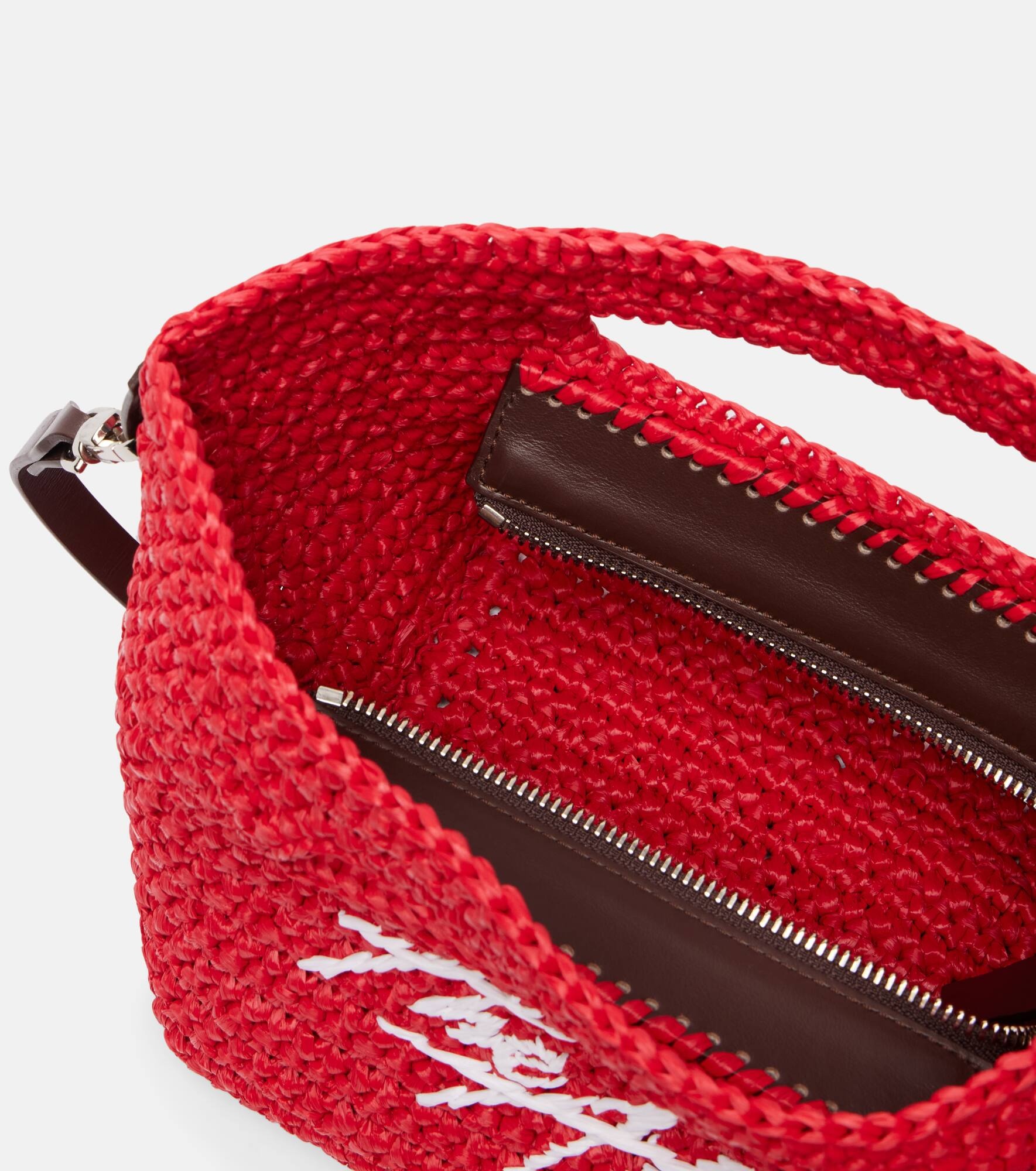 Via Dei Giardini 15 raffia-effect tote bag - 3