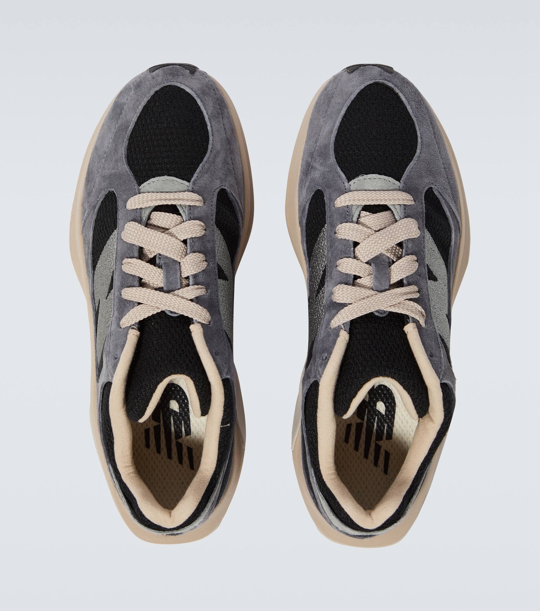 WRPD Runner suede-trimmed sneakers - 4