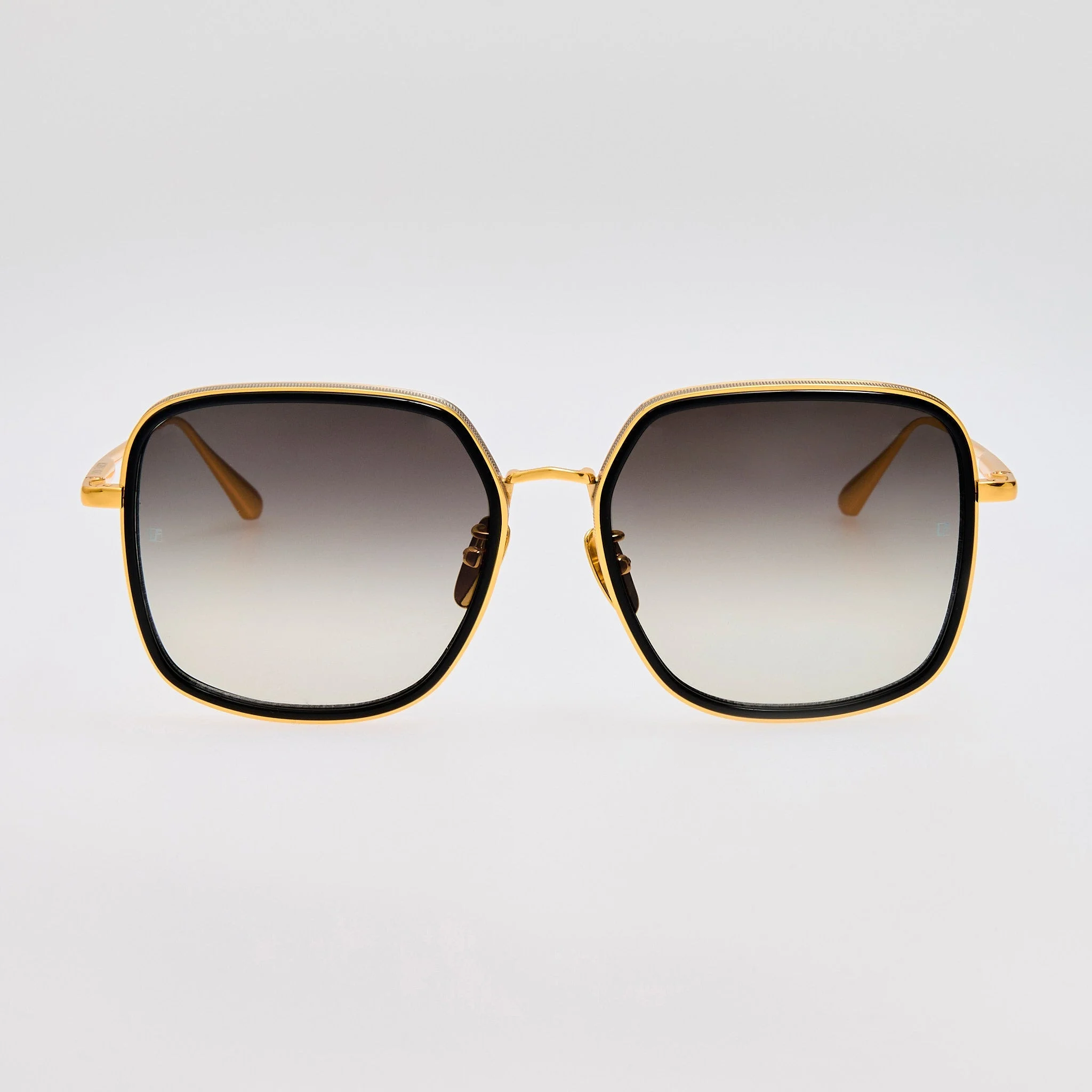 Alicia Sunglasses in Black and Gold - 1