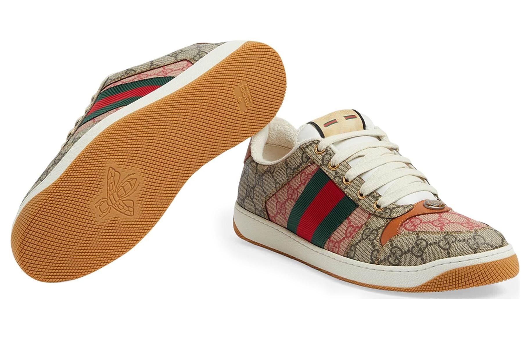 Gucci Screener Year Of The Rabbit Sneakers 'Brown Beige' 722605-FABFO-9791 - 6