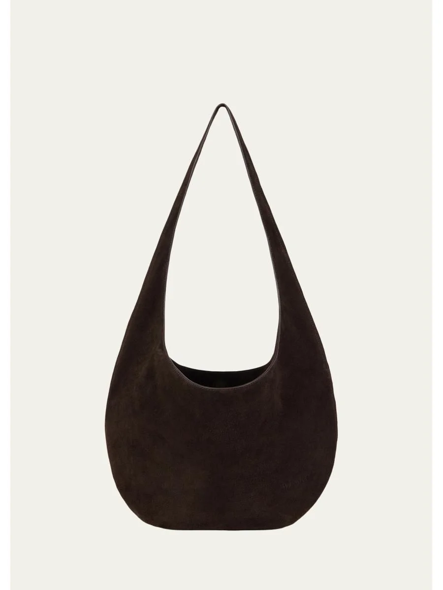 The H Suede Hobo Bag - 1