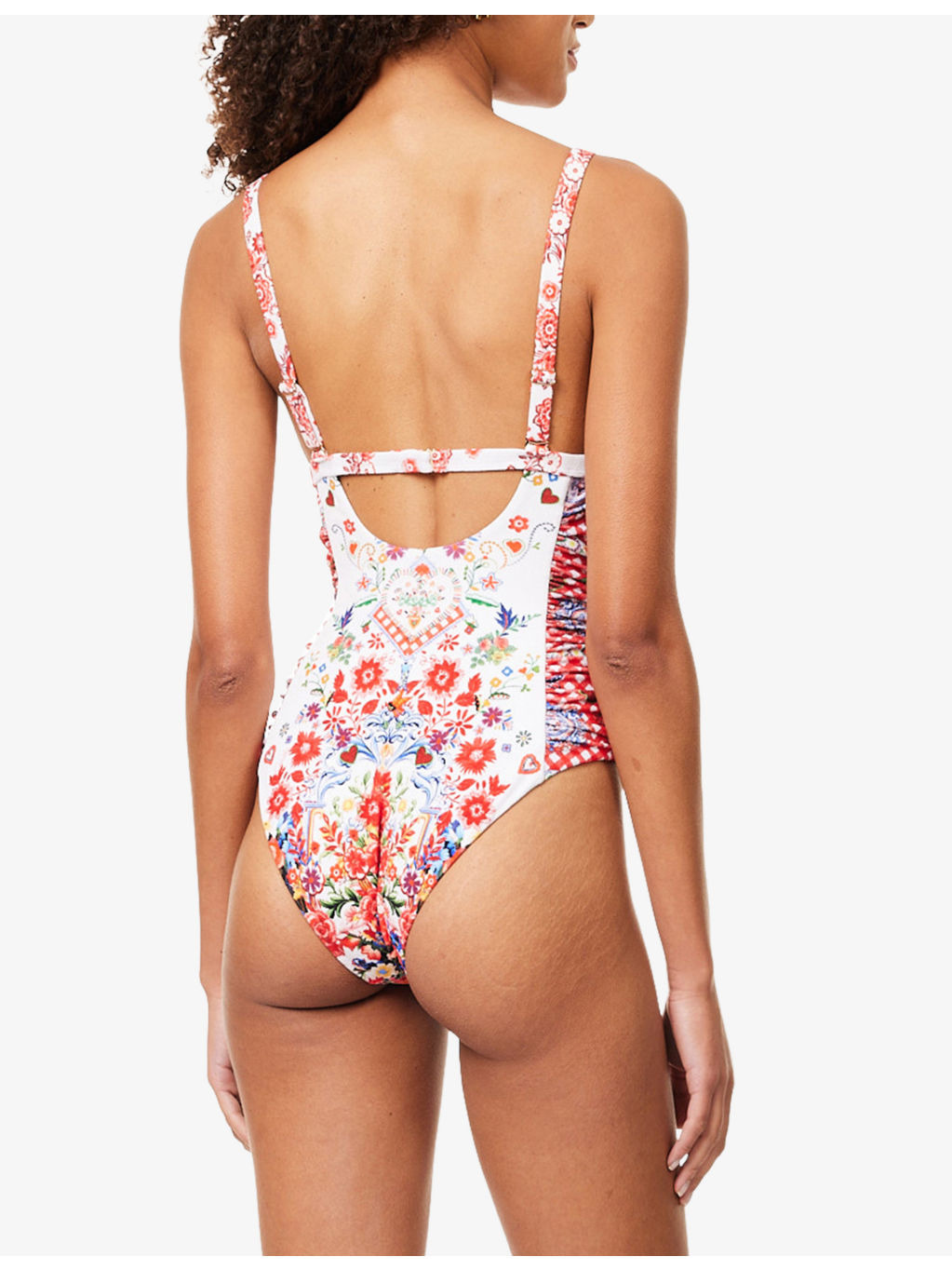Faith, Luck & Justice Knot-Front Panelled One Piece Swimsuit - 3