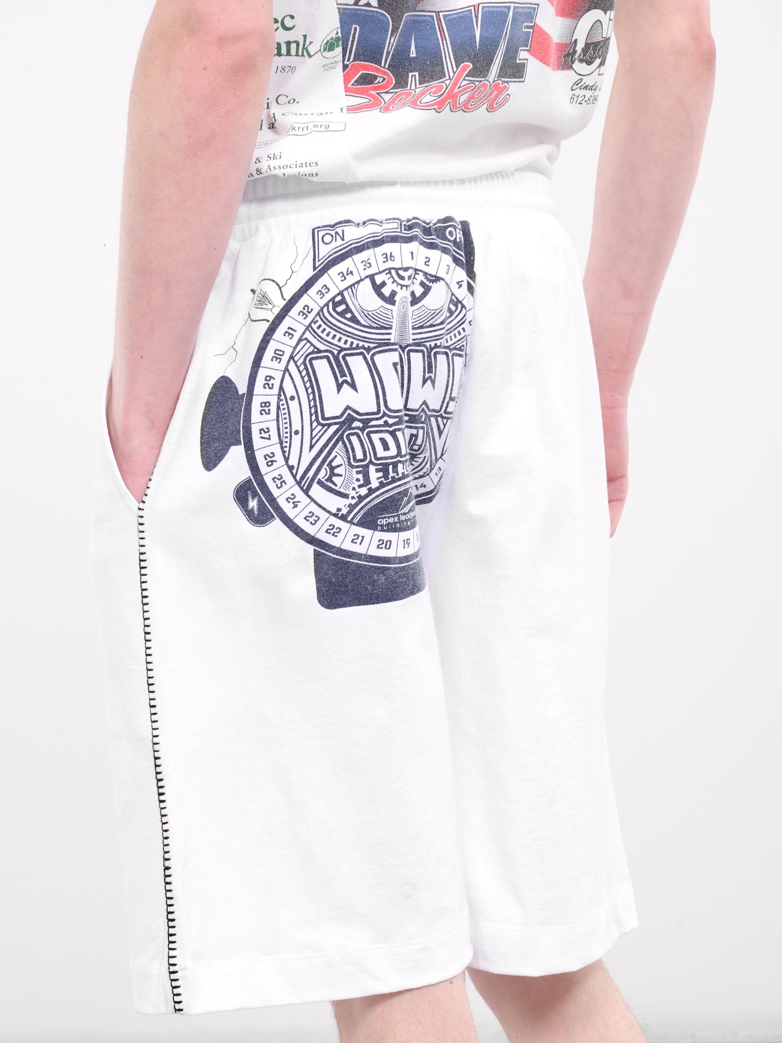 Regenerated Graphic Tee Bermudas - 5