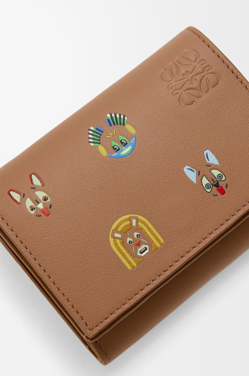 Cats trifold wallet in classic calfskin 6