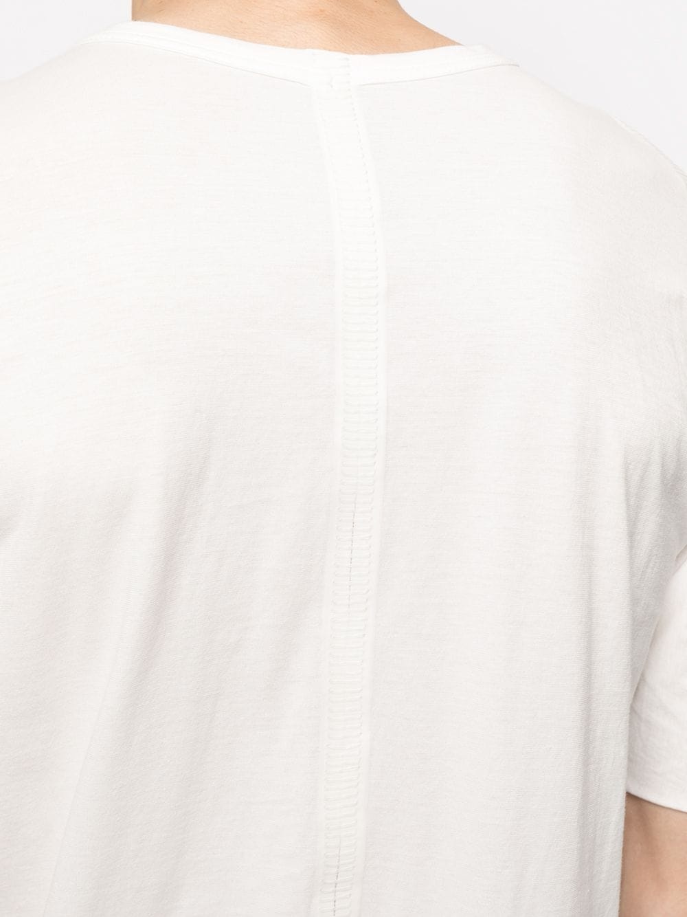 round-neck cotton T-shirt - 5