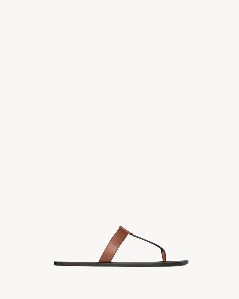 BABYLONE SLIDES IN SMOOTH LEATHER - 1