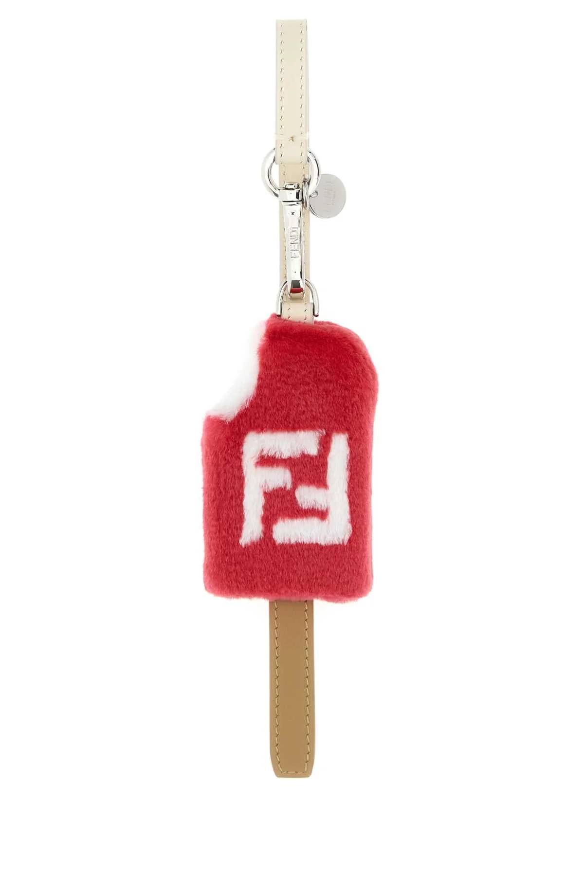 Fendi Men Multicolor Shearling And Fur Gelato Bag Charm - 1