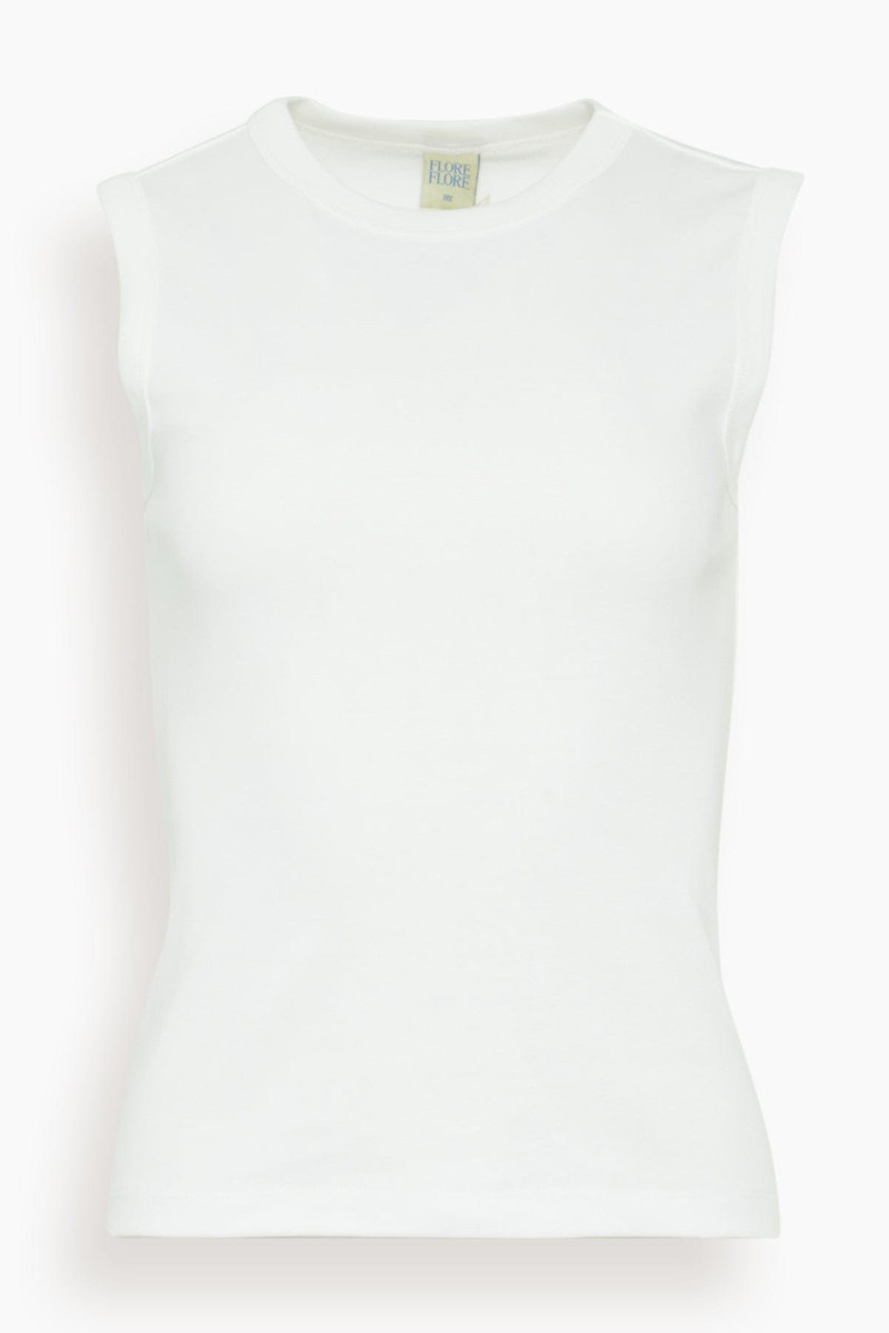 Esme Tank in White 1
