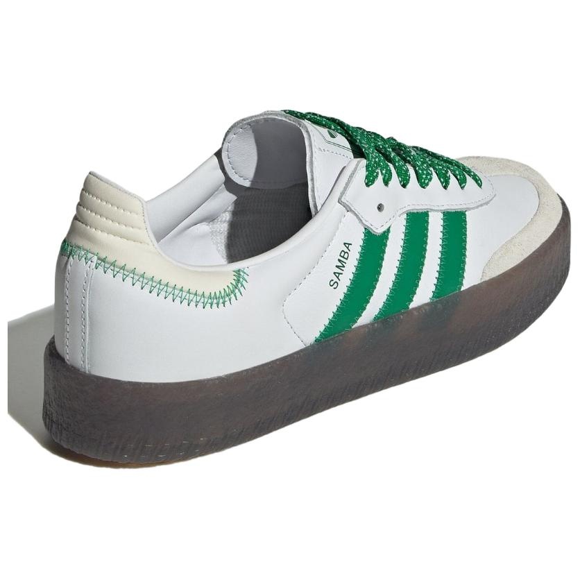 (WMNS) adidas Sambae 'Cloud White Green' IE9105 - 4