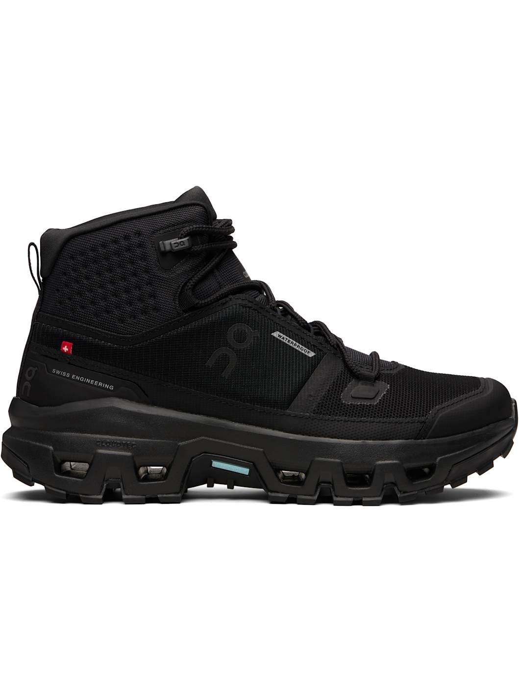 Black Cloudrock Mid Waterproof Sneakers - 1