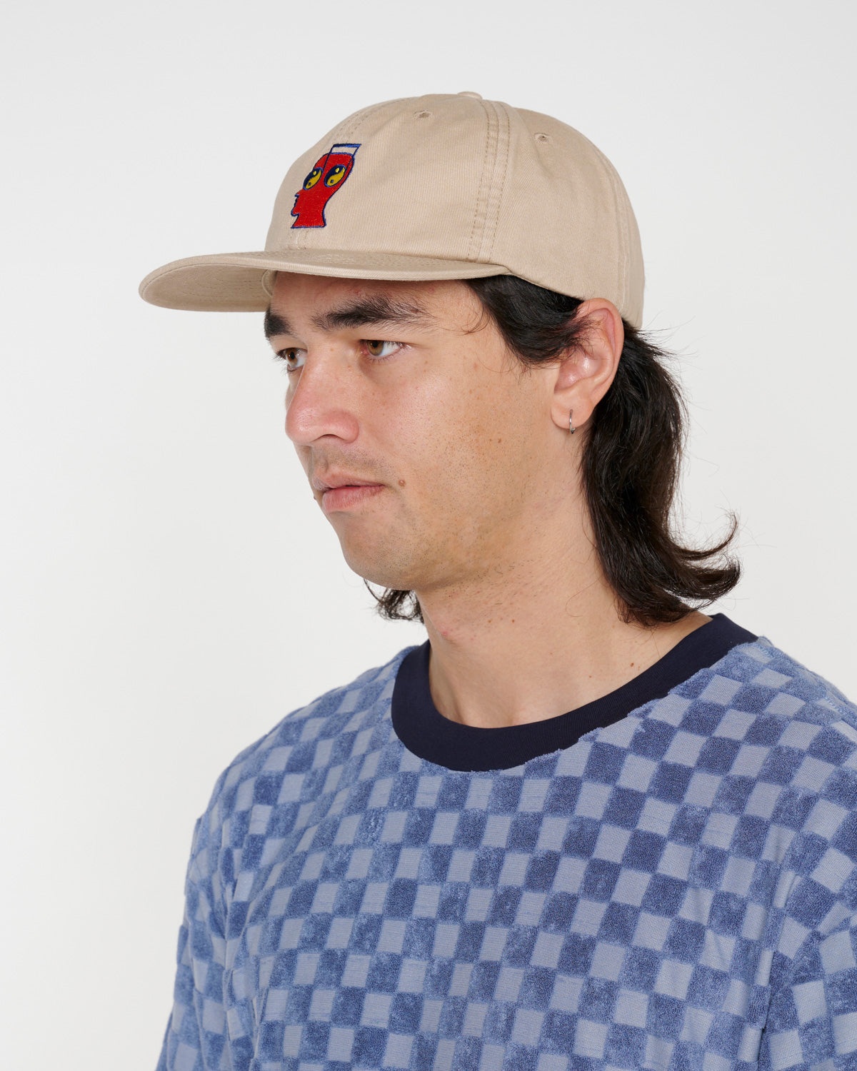 Brain Notes 6 Panel Hat - Khaki - 5