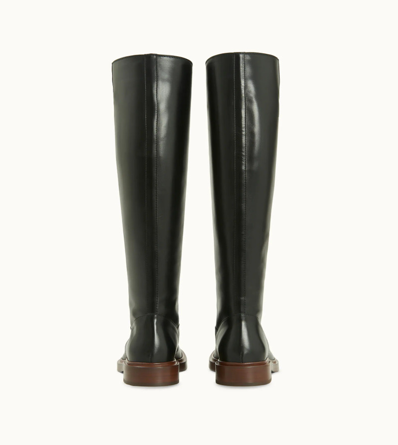 Tod's RIDING BOOTS IN LEATHER - BLACK outlook