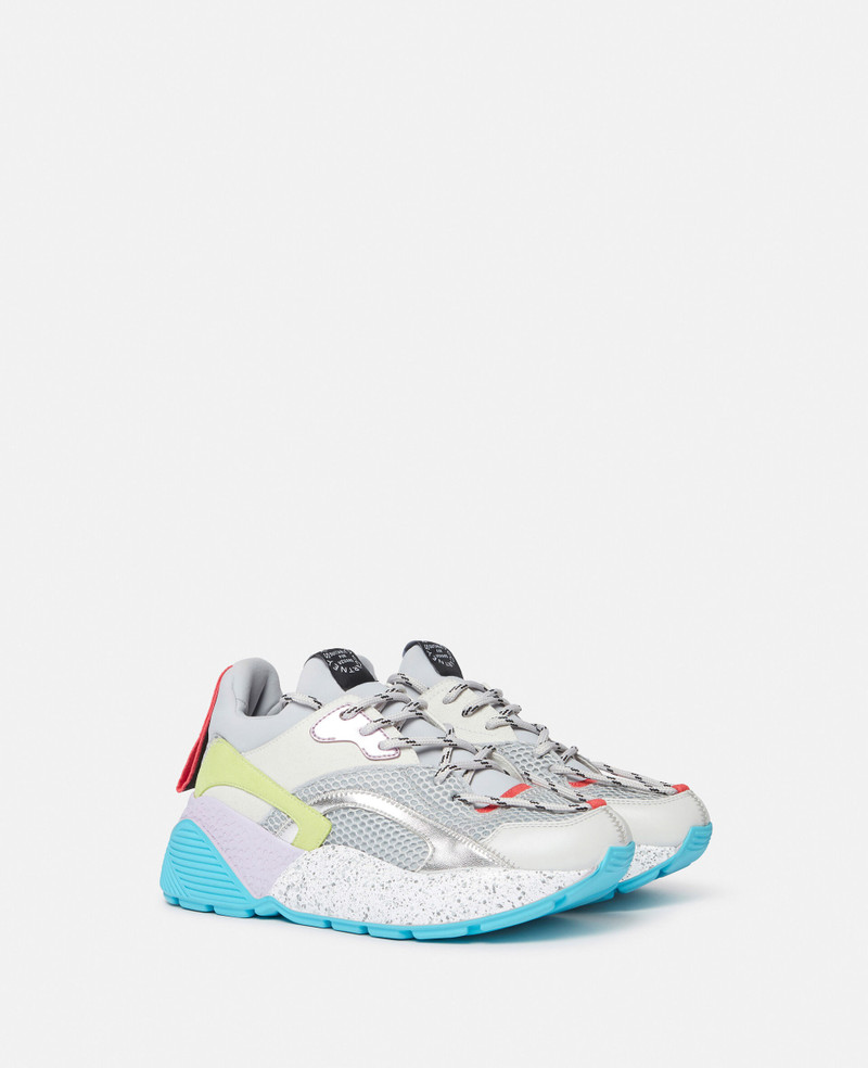 Eclypse Alter Suede Colourblock Trainers 2