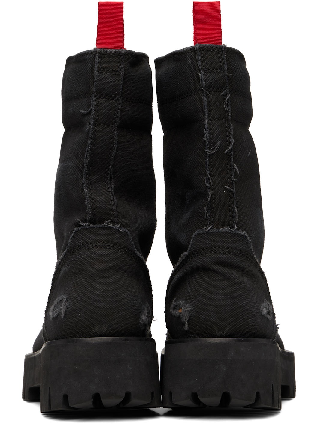 Black Canvas X Boots - 2