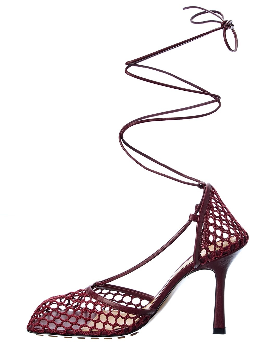 Bottega Veneta Stretch Leather Ankle Wrap Sandal - 2