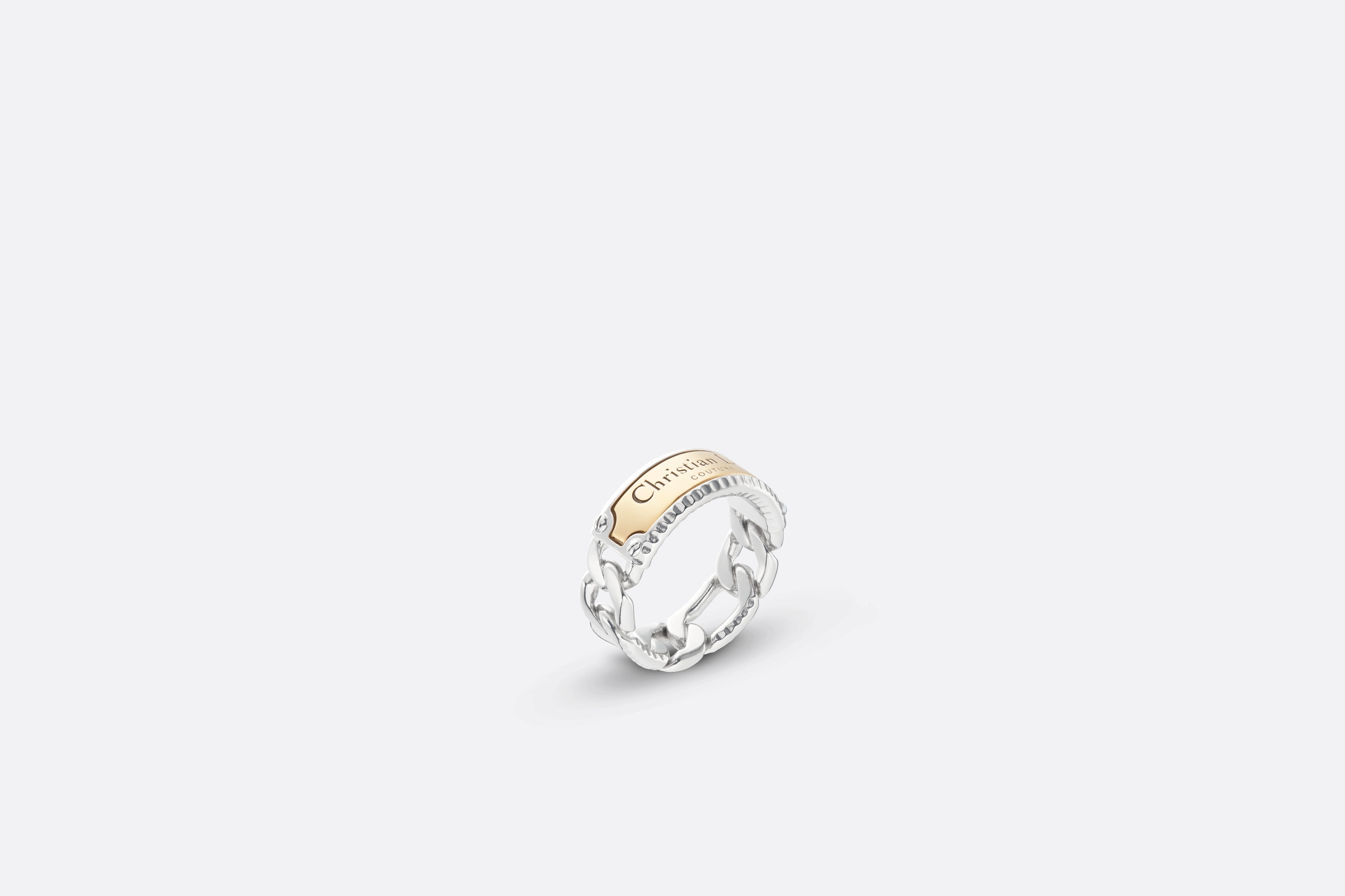 Christian Dior Couture Chain Link Ring - 5