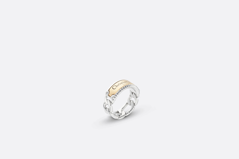 Christian Dior Couture Chain Link Ring 5