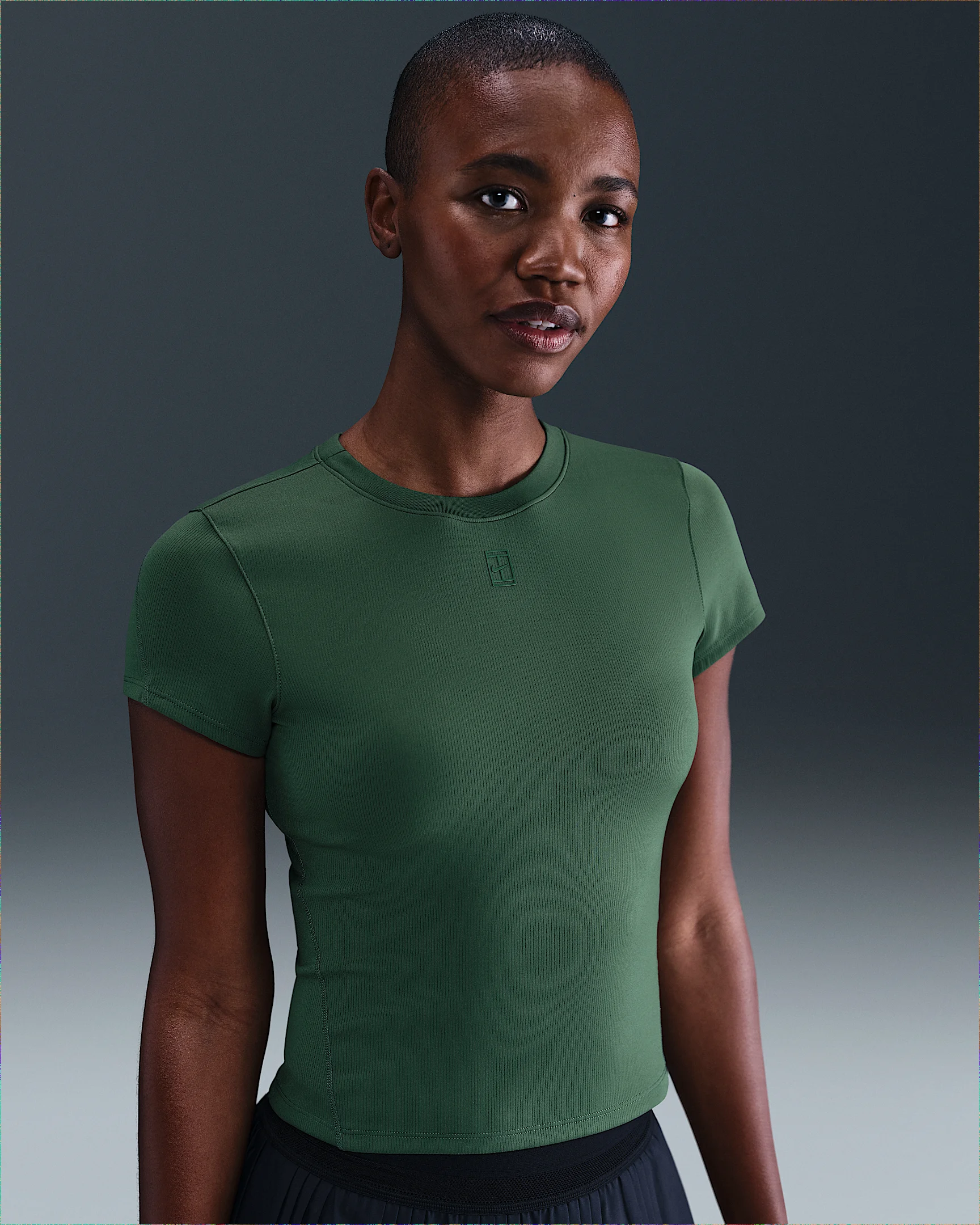 NikeCourt Advantage Women's Dri-FIT Short-Sleeve Tennis Top - 1