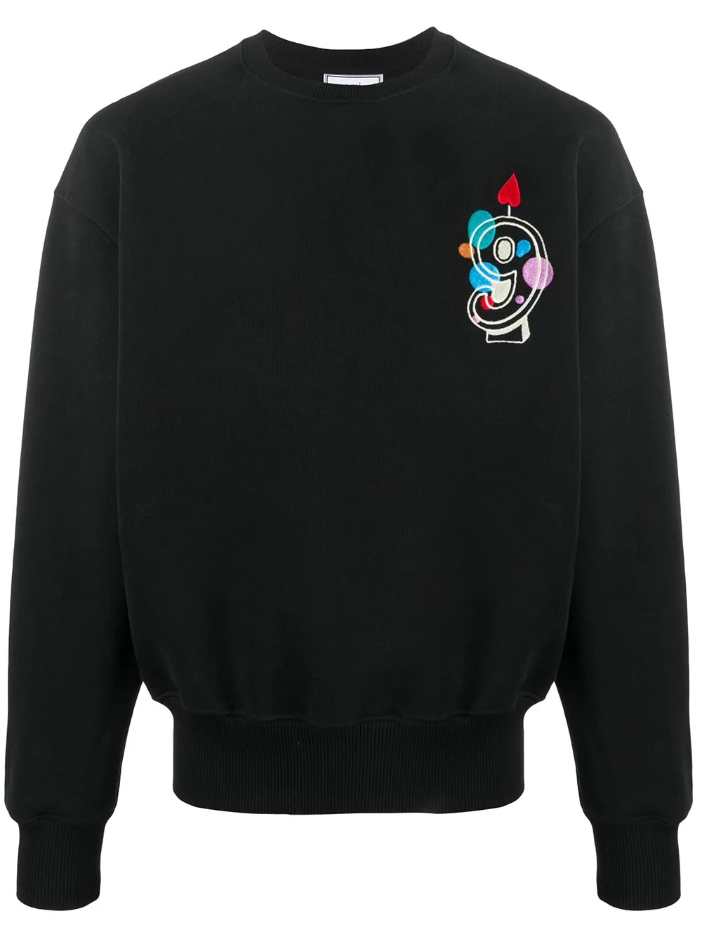 9 embroidery sweatshirt - 1