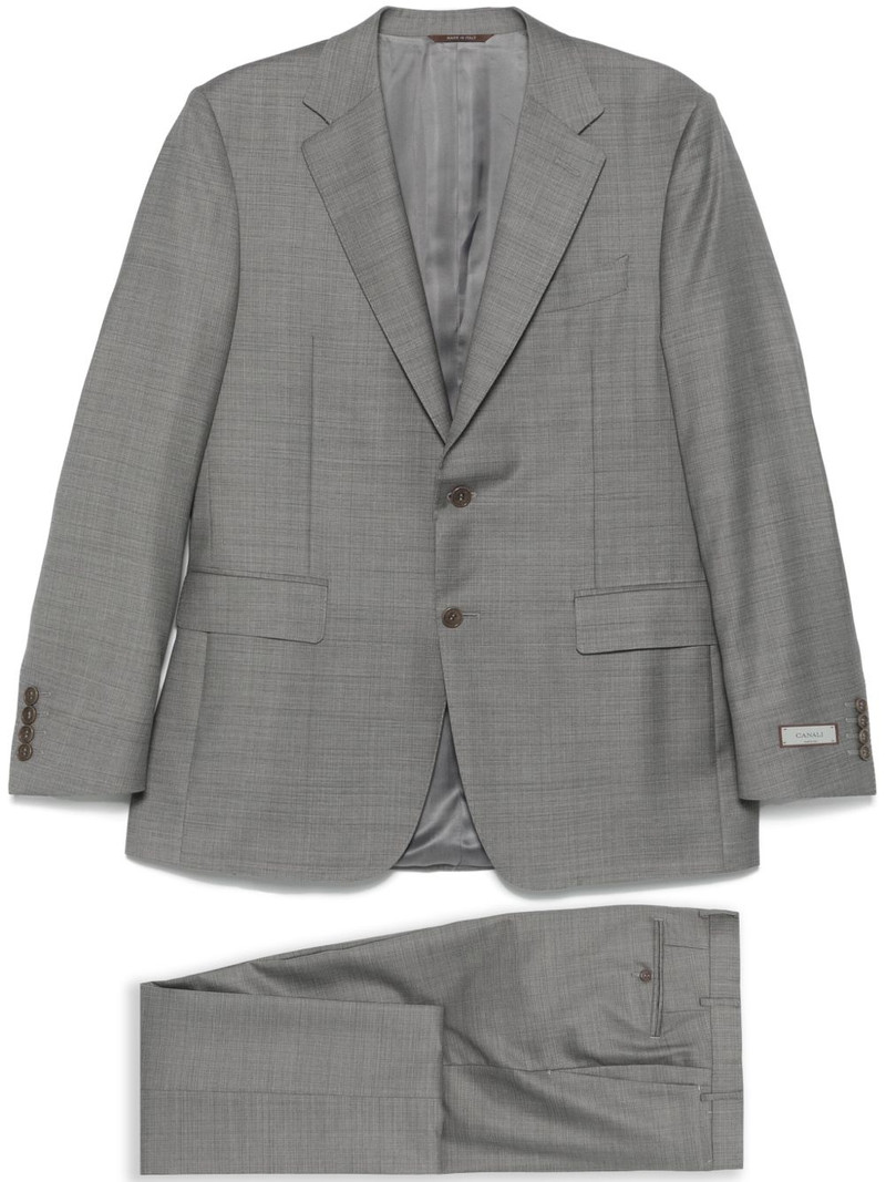wool single-breasted suit 1