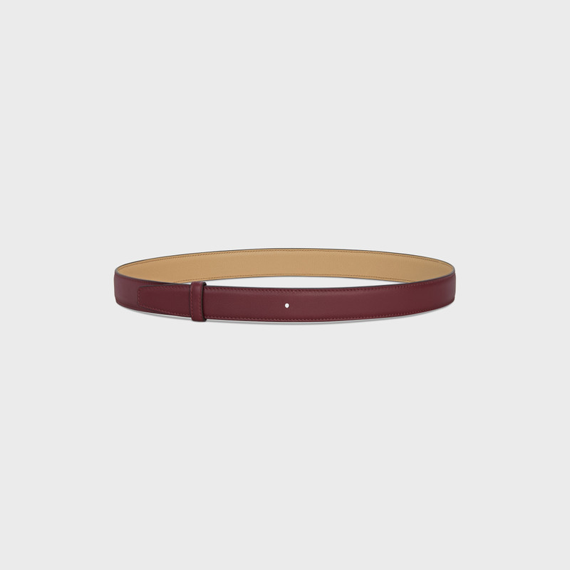 CELINE Reversible Strap 25MM IN Smooth and Grained Calfskin outlook