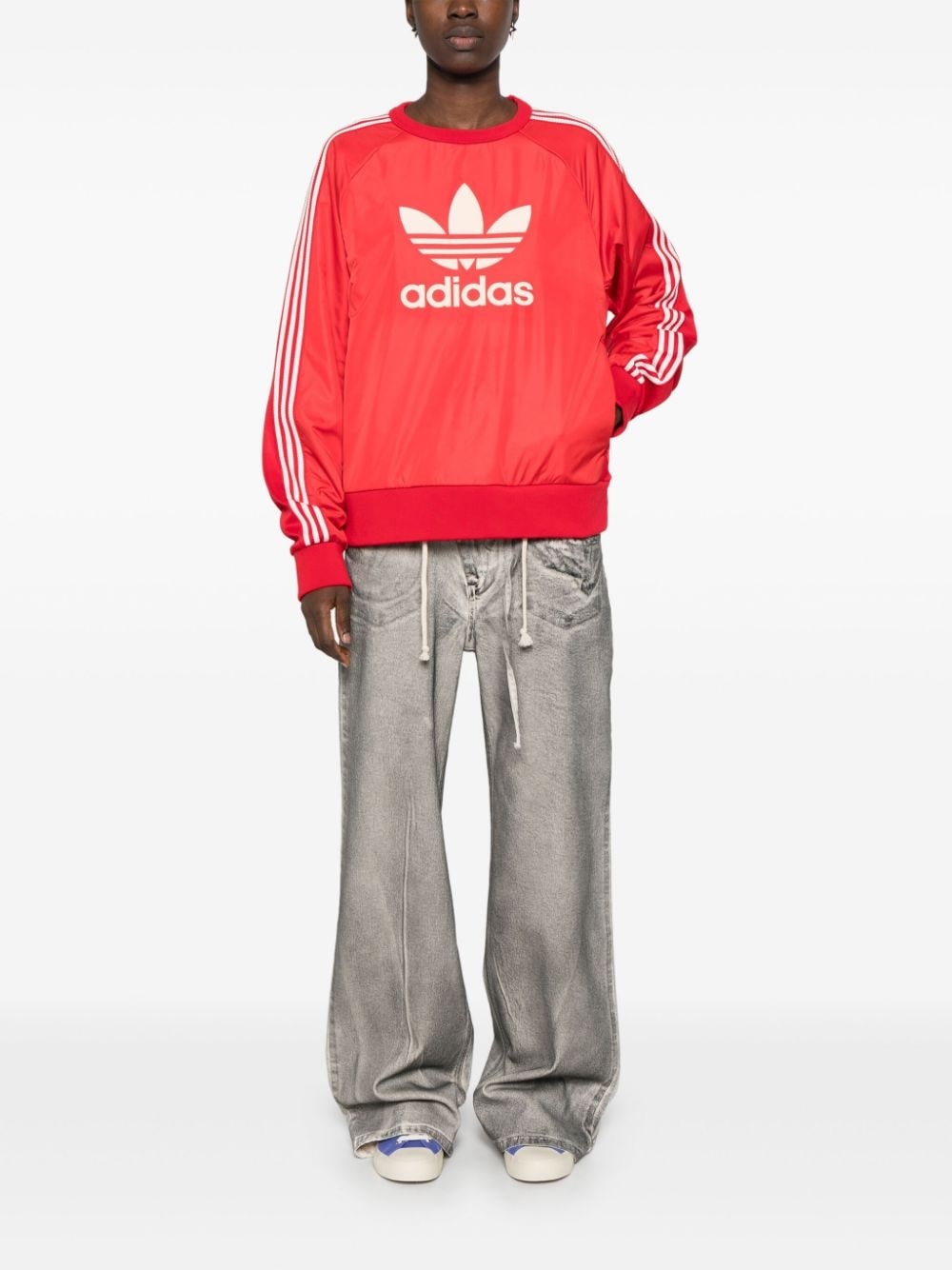 x Wales Bonner trefoil logo sweatshirt - 2