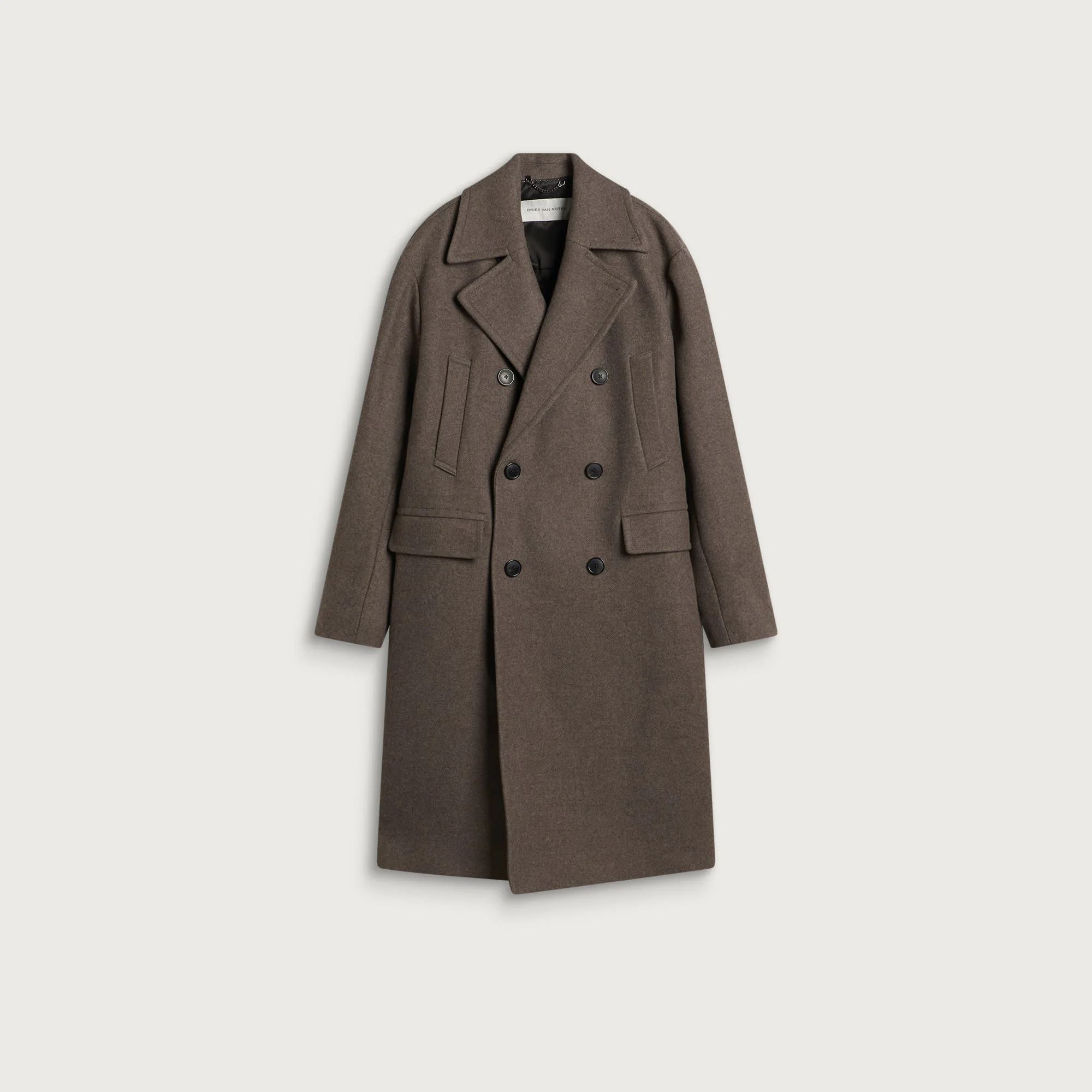 Dries Van Noten Rascott Twill Wool Coat - 1