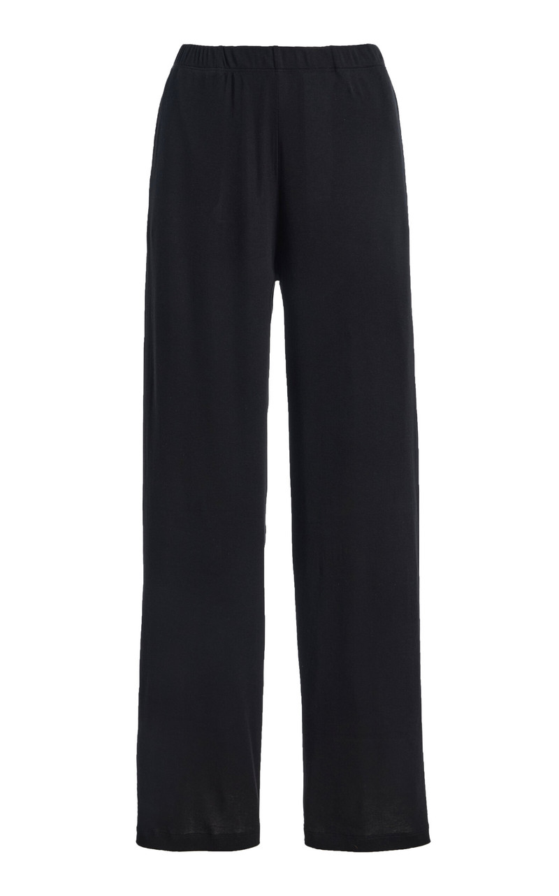 Sophie Cotton Straight-Leg Pants 1
