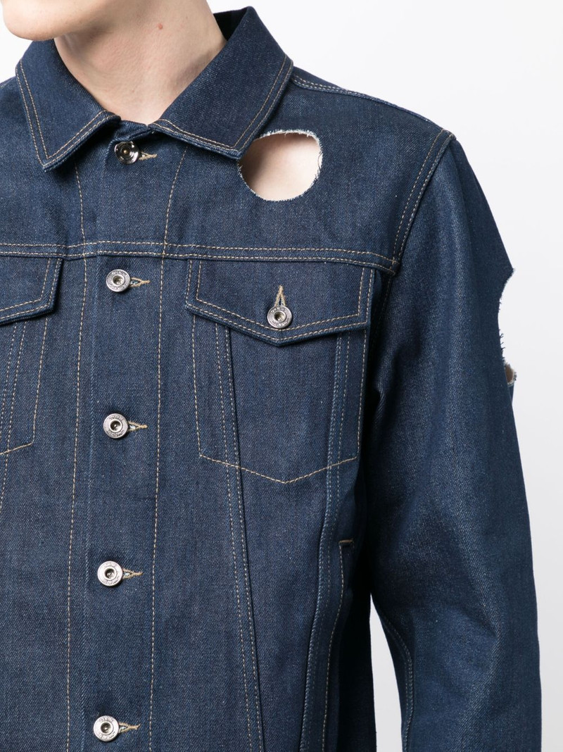 cut-out denim jacket 5