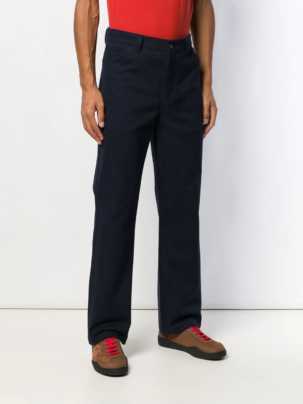 loose fit casual trousers - 3