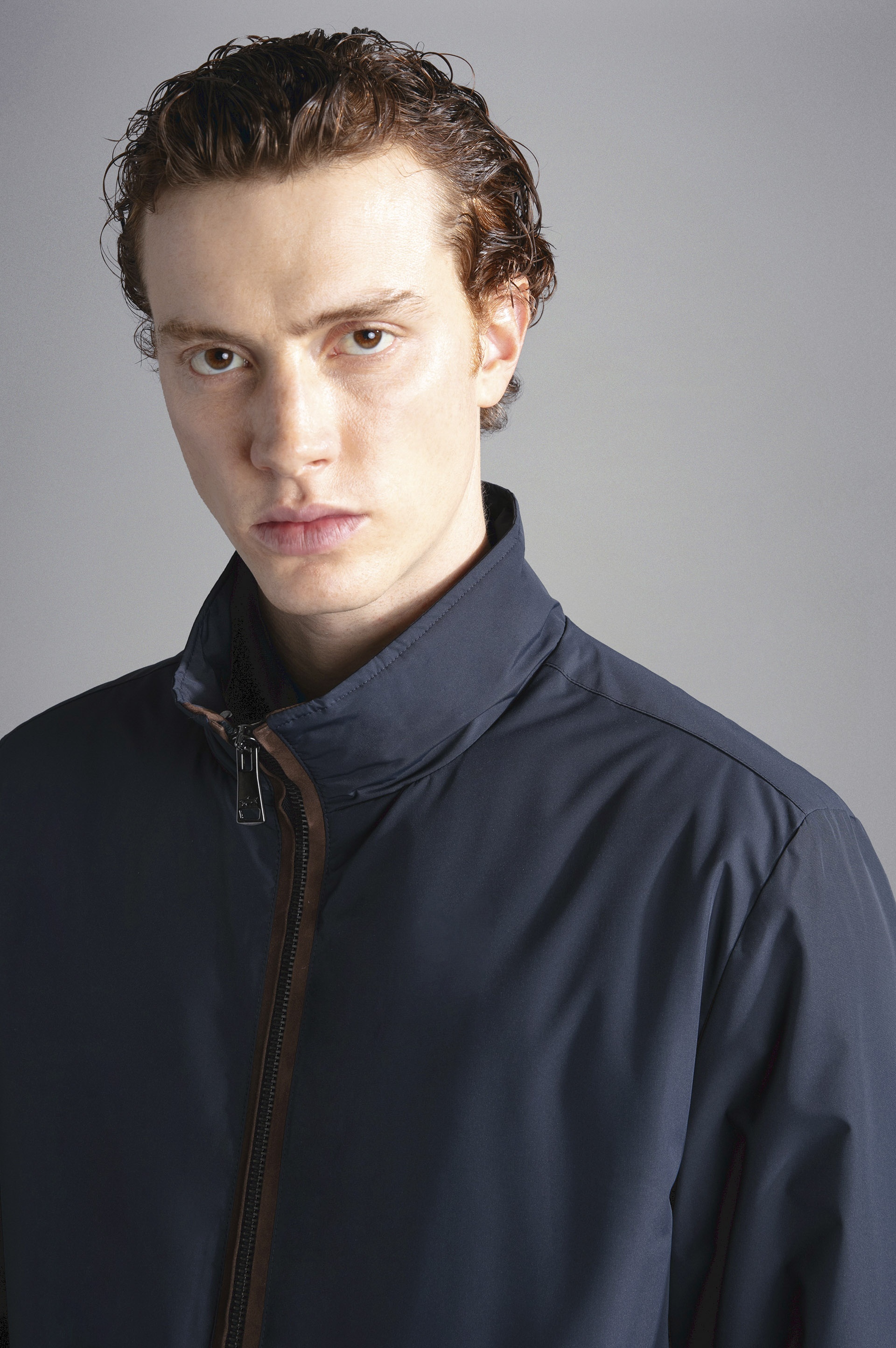 TYPHOON JACKET SAVE THE SEA WITH LEATHER DETAILS - 3
