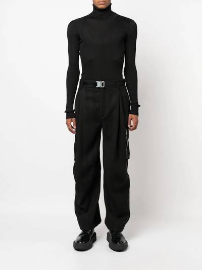 Off-White Helvet fine-knit ribbed jumper outlook