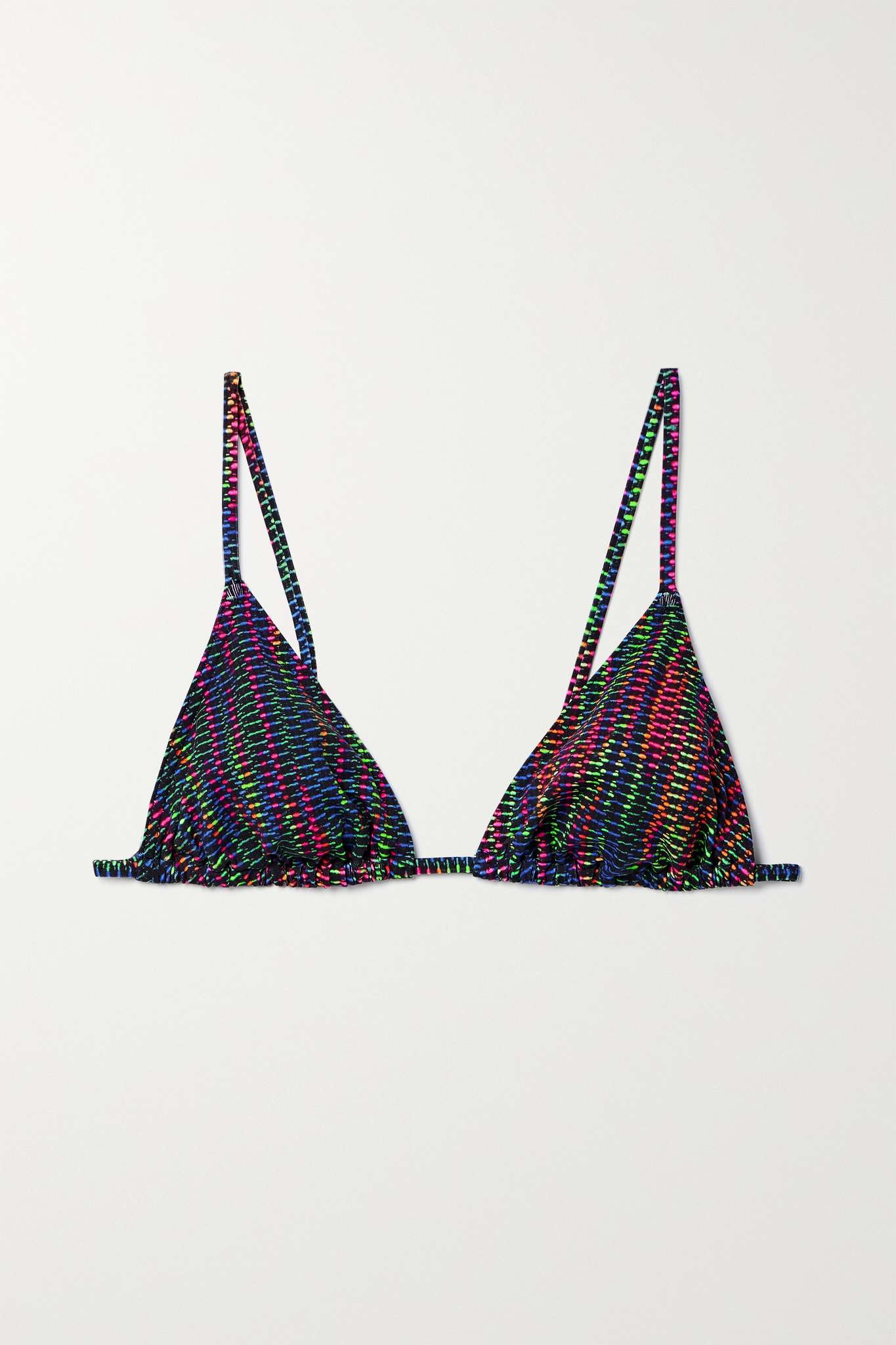 Rayon printed stretch bikini top - 1