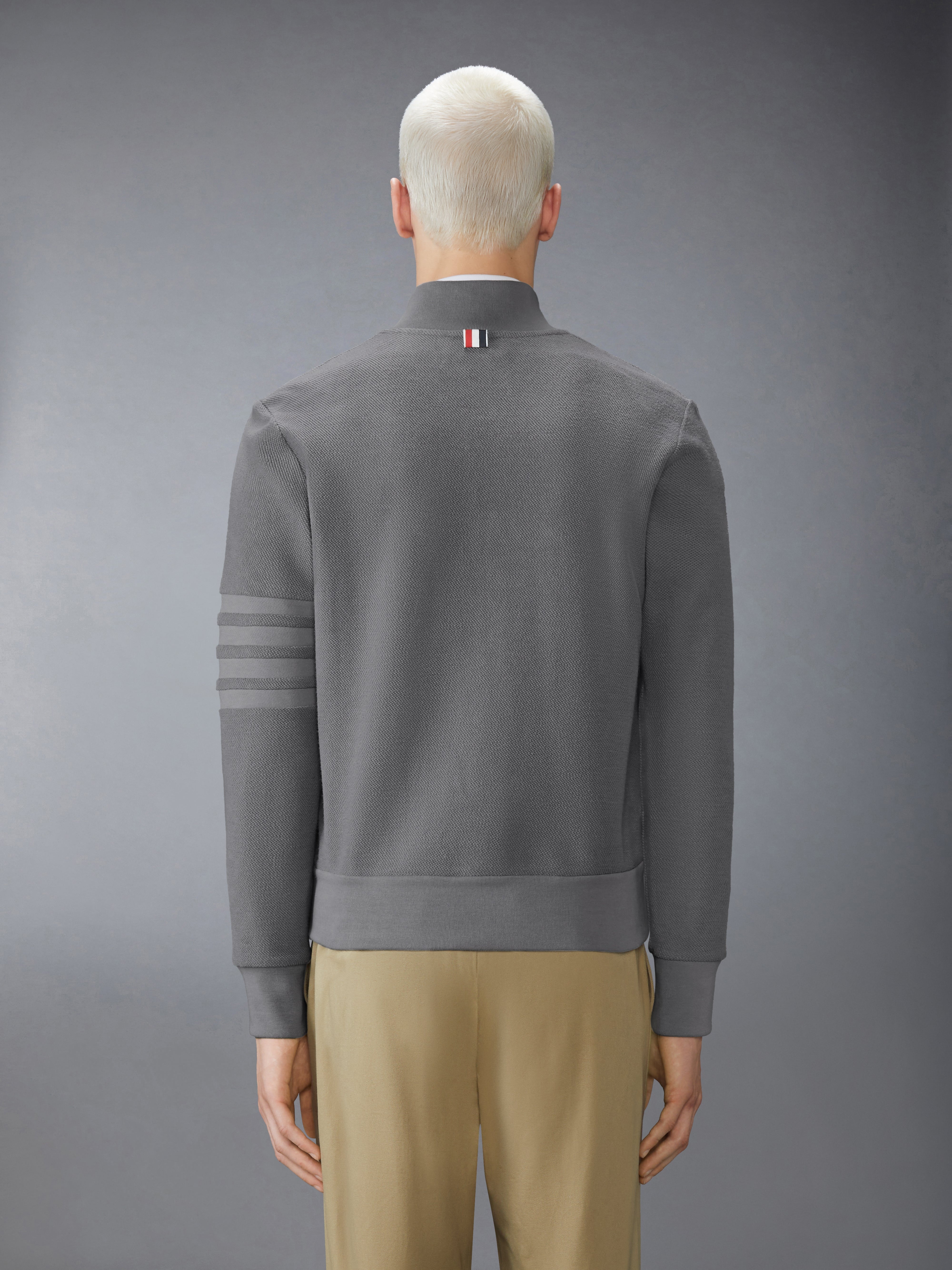 REVERSE LOOPBACK 4-BAR JACKET - 3