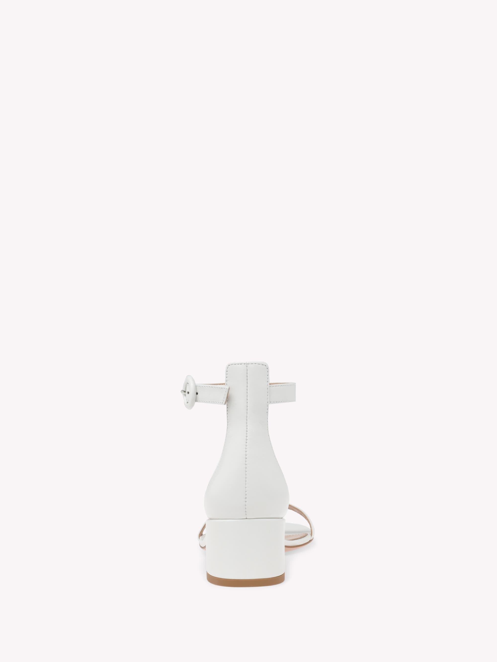 Gianvito Rossi Gaeta 45 Sandals in White at Nordstrom - 4