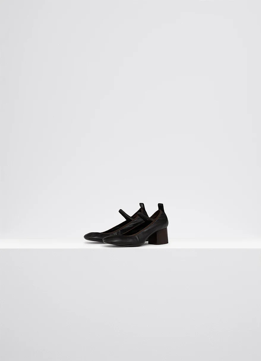 SQUARE BALLERINA WITH 55MM HEEL - 4