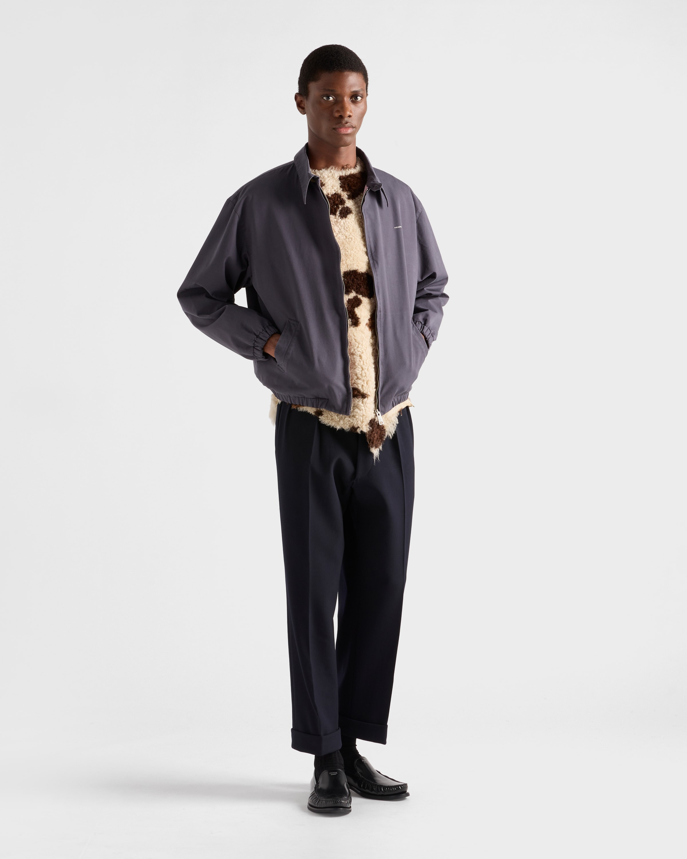 ジャケット・アウター PRADA 13aw reversible jacket ✨NWT✨Prada mens reversible wind breaker jacket size 54 US