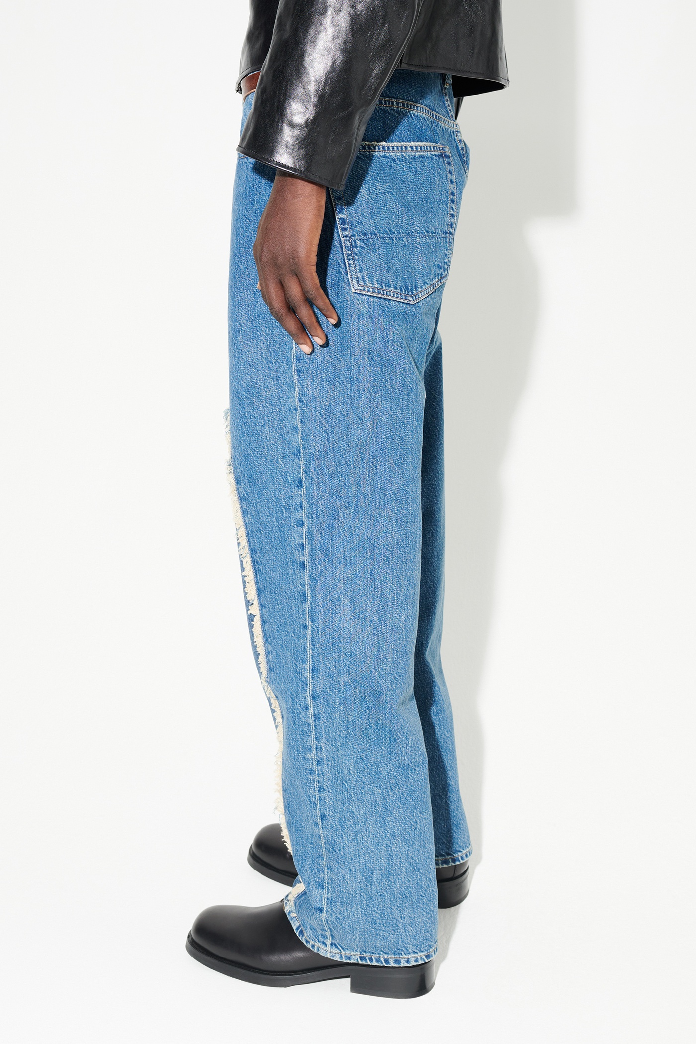 Third Cut Slash Denim - 4