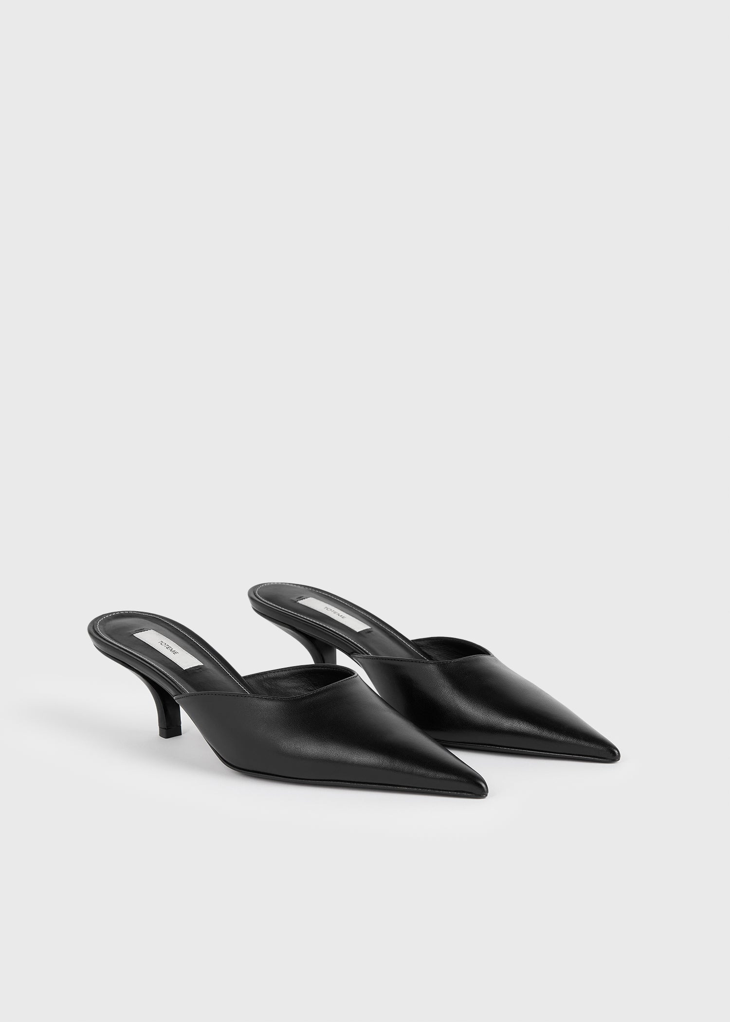 Sharp nappa mules black - 7