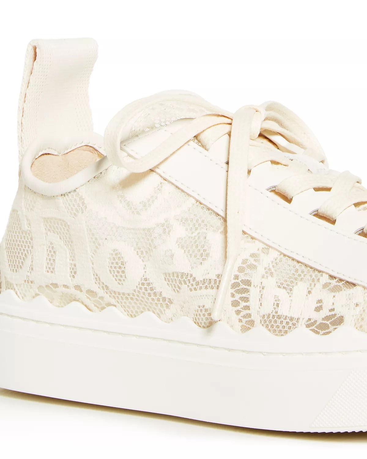 Women's Lauren Lace Low Top Sneakers - 6