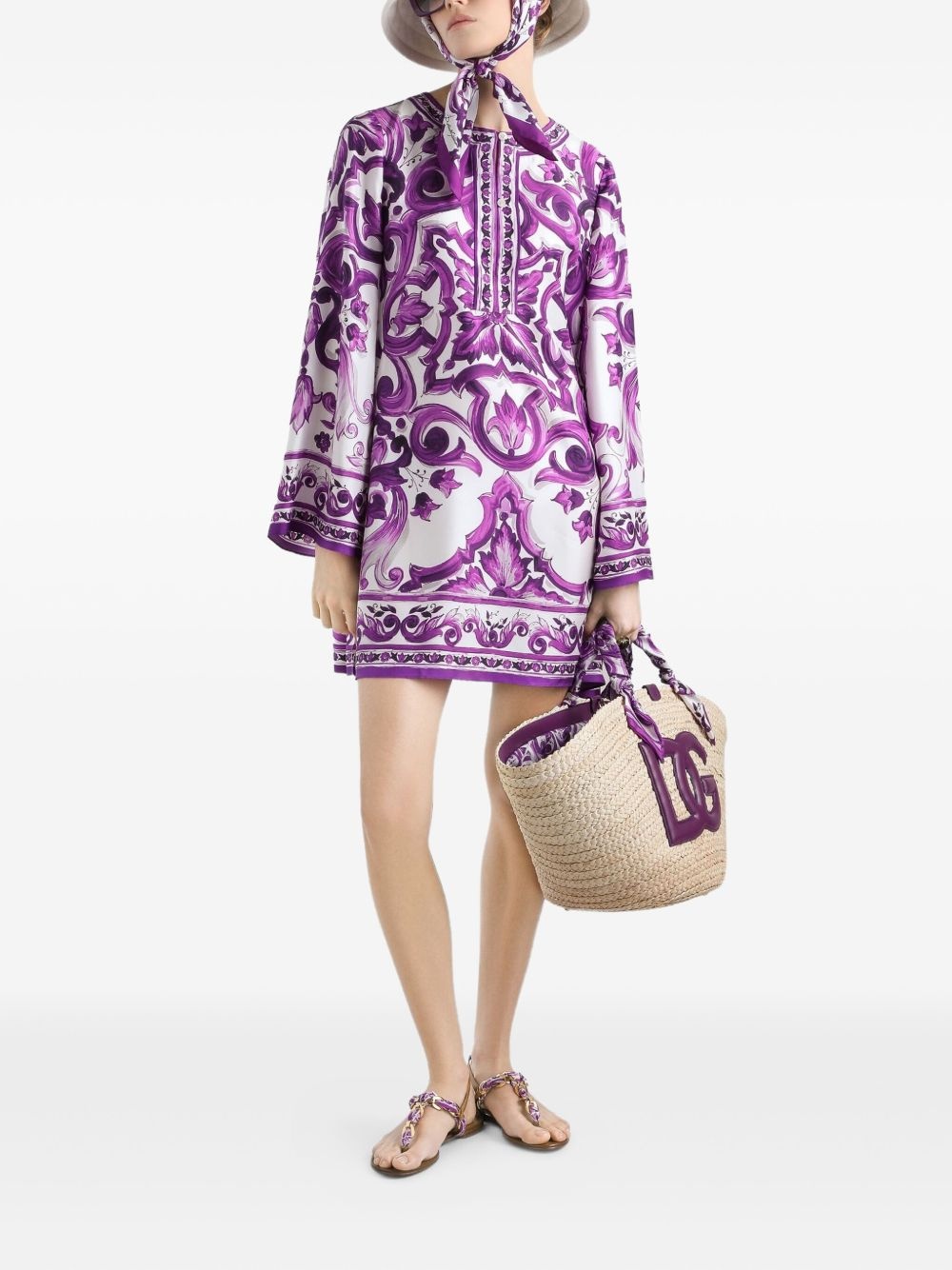 silk dress - 2