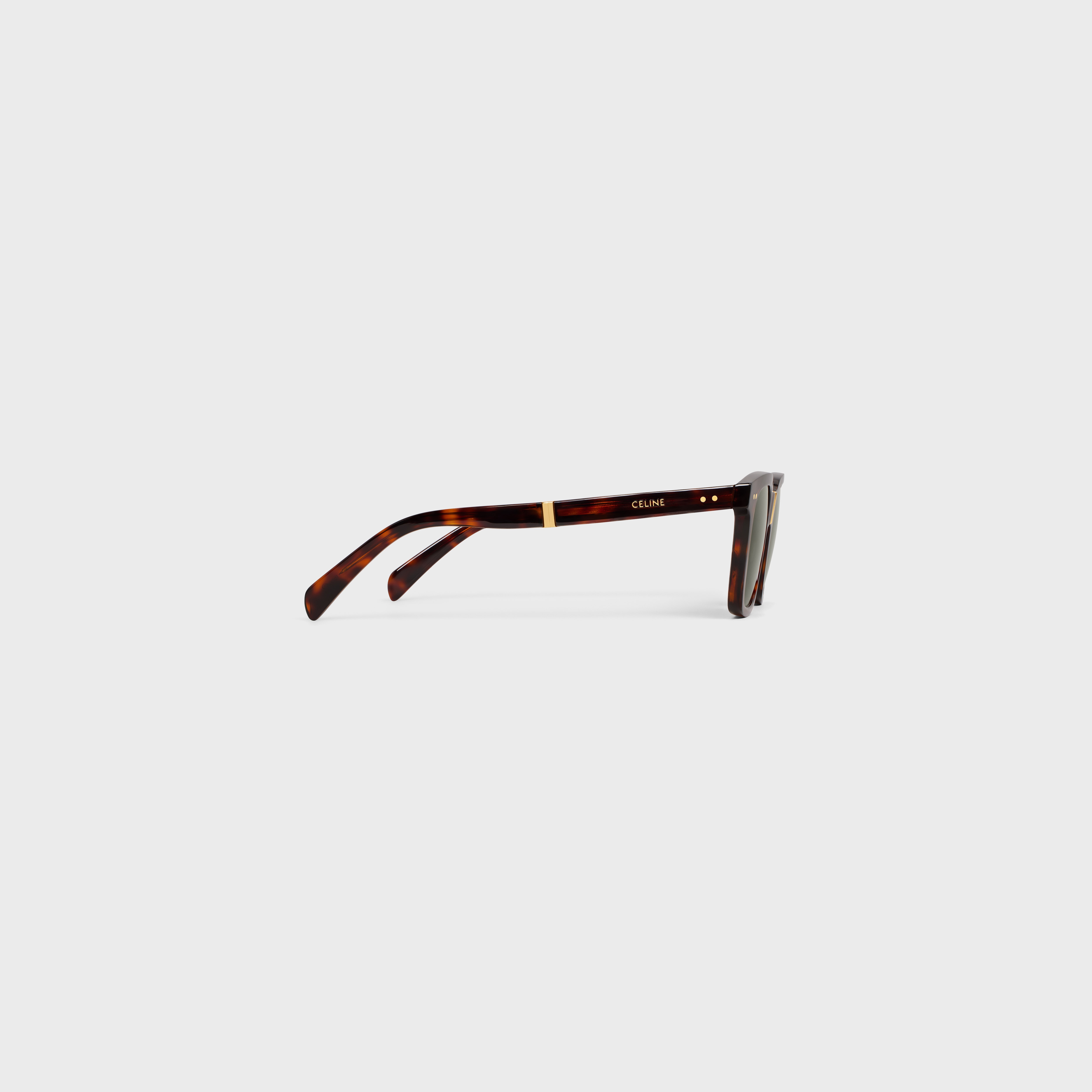 Black Frame 44 Sunglasses in Acetate with Metal - 3