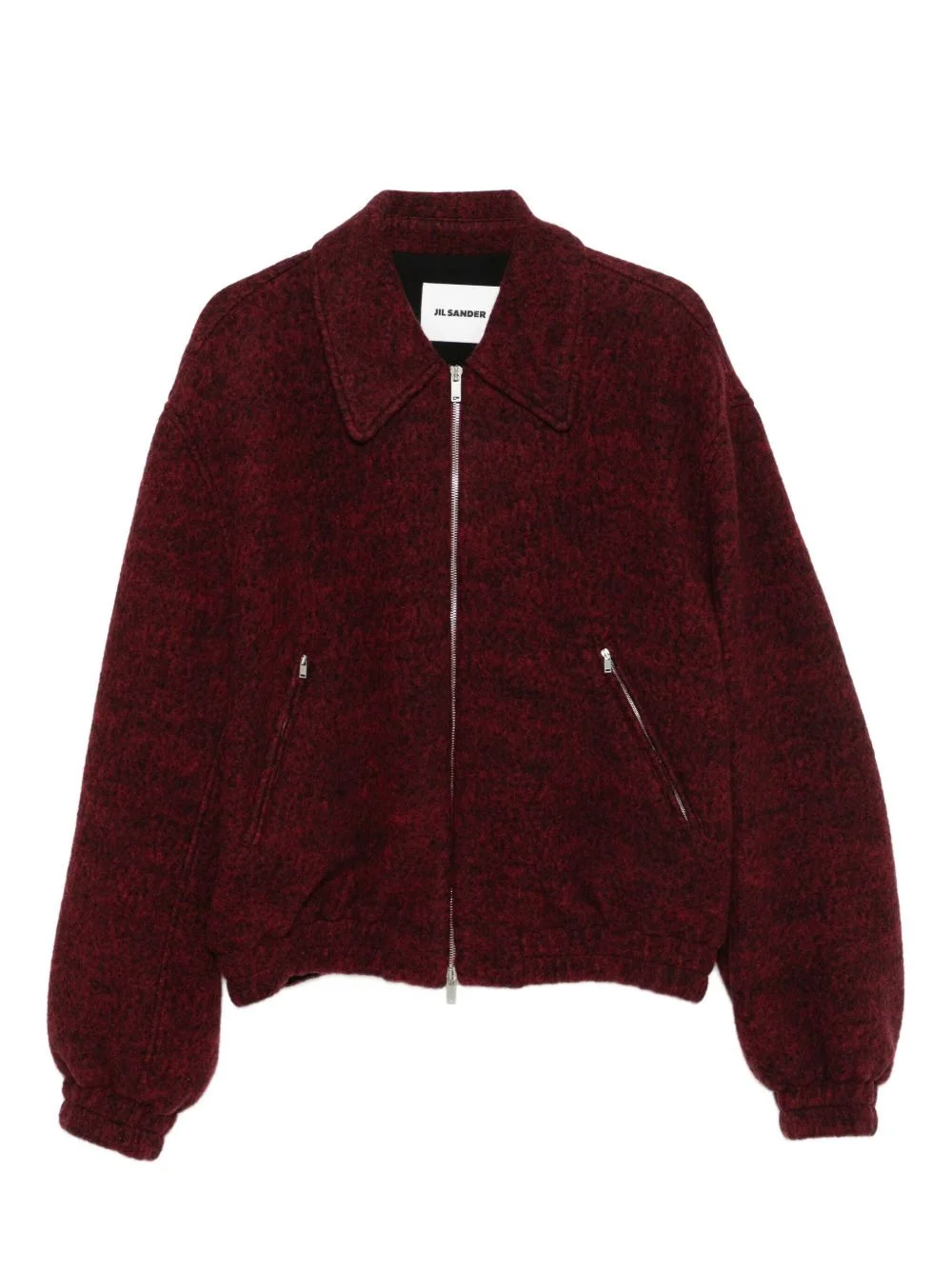 knitted bomber jacket - 1