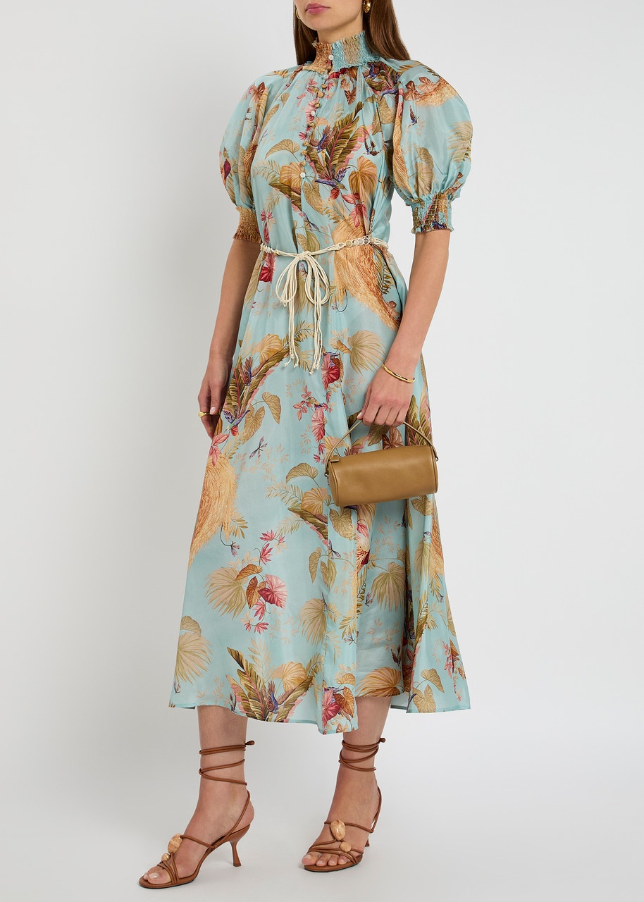 Zimmermann Ascension Billow Silk Maxi Dress - 4