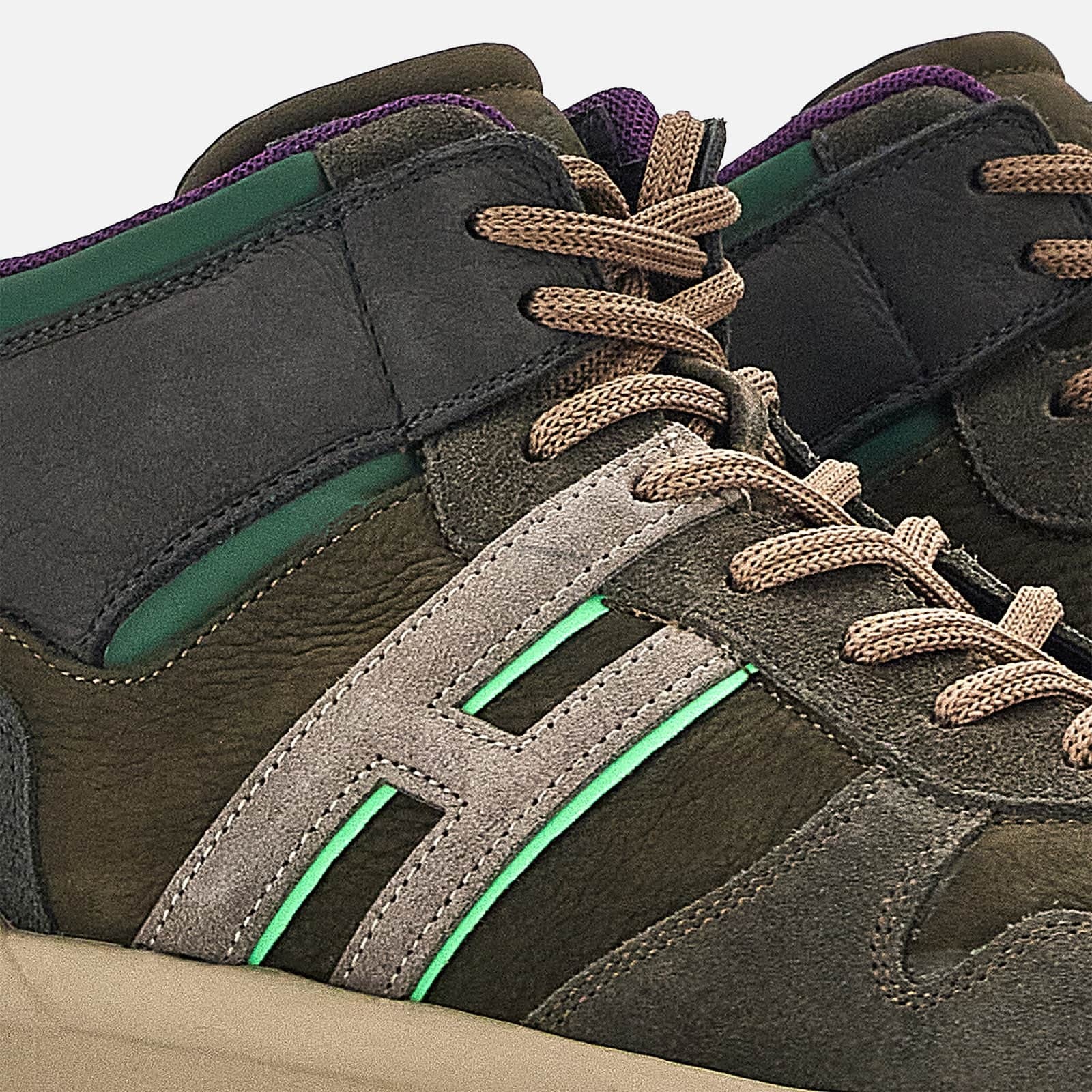 Sneakers Hogan H580 Mid-Top Green - 5