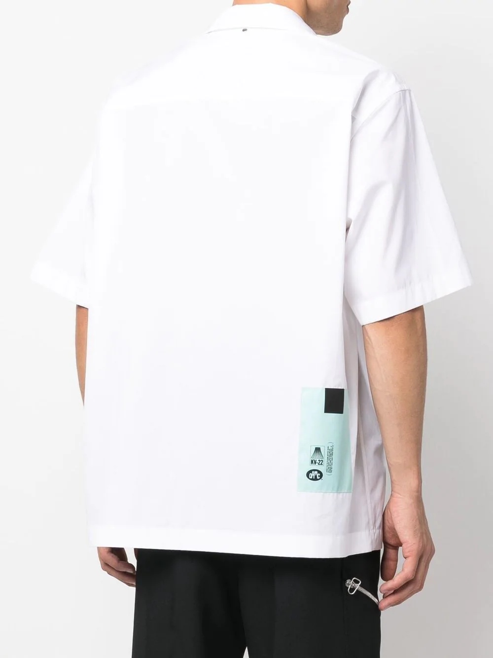 boxy short sleeve cotton shirt - 4